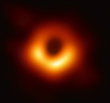 Image of a black hole in galaxy M87