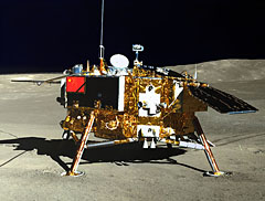 Artist Illustration of the Chang'e Lander on the Moon