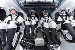 Image of SpaceX Inspiration 4 crew