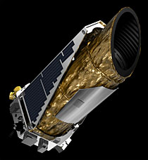 Artist illustration of the Kepler Space Telescope