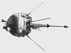 Image of the Russian Luna 2 spacecraft