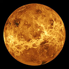 Magellan spacecraft image of the planet Venus