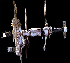 Image of the Russian Mir space station