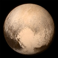 New Horizons Image of the dwarf planet Pluto