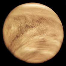 Pioneer Venus Orbiter image of the planet Venus