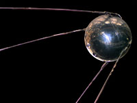 Image of Sputnik, the first artificial satellite
