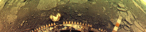 Venera 13 image of the surface of Venus