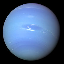 Voyager 2 image of the planet Neptune