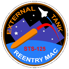 External Tank Reentry Multi-Instrument Aricraft Campaign Mission Insignia