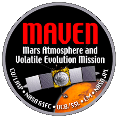 Mars Atmosphere and Volatile Evolution (MAVEN) Mission Insignia