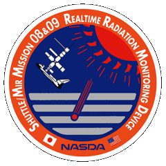 Mir Realtime Radiation Monitoring Device Program Insignia