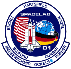 STS-61A Mission Patch