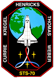 STS-70 Mission Patch