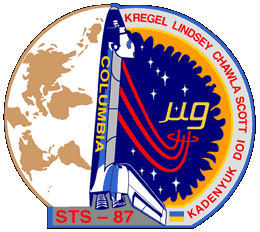 STS-87 Mission Patch