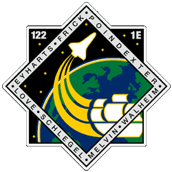 STS-122 Mission Patch