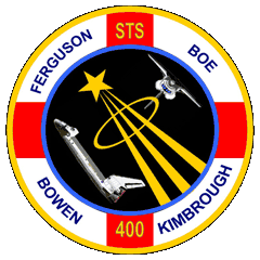 STS-400 Version 3 Contingency Mission Patch
