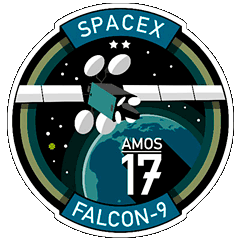 SpaceX AMOS-17 Mission Patch