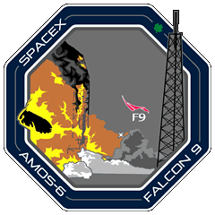 SpaceX AMOS-6 Mission Patch