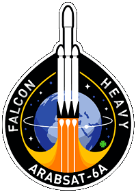 SpaceX Arabsat-6A Mission Patch