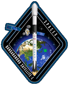 SpaceX Bangabandhu-1 Mission Patch