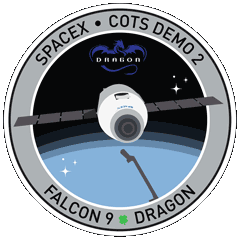 SpaceX COTS Demo Flight 2 Mission Patch