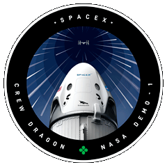 SpaceX Crew Demo 1 Mission Patch