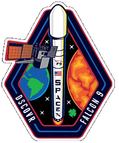SpaceX Deep Space ClimateObservatory (DSCOVR) Mission Patch
