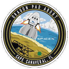 SpaceX Dragon Pad Abort Test Mission Patch