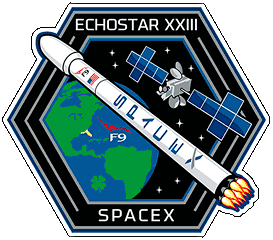 SpaceX Echostar-23 Mission Patch