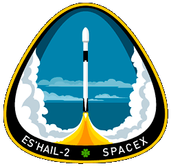 SpaceX Es'hail-2 Mission Patch