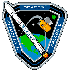 SpaceX Formosat 5 Mission Patch