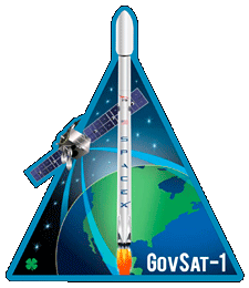 SpaceX GovSat-1 Mission Patch