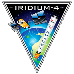 SpaceX Iridium 4 Mission Patch
