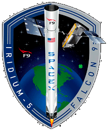 SpaceX Iridium-5 Mission Patch