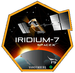 SpaceX Iridium-7 Mission Patch