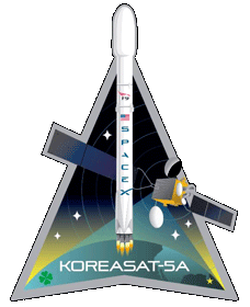 SpaceX Koreasat 5A Mission Patch