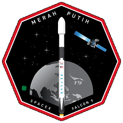 SpaceX Merah Putih Mission Patch
