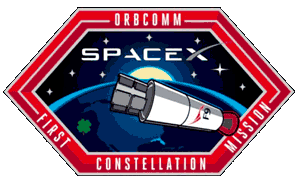 SpaceX Orbcomm OG2 Mission 1 Mission Patch