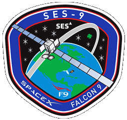 SpaceX SES-9 Mission Patch