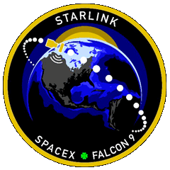 SpaceX Starkink Mission Patch