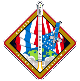 SpaceX Thaicom 6 Mission Patch