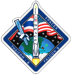 SpaceX Thaicom 8 Mission Patch