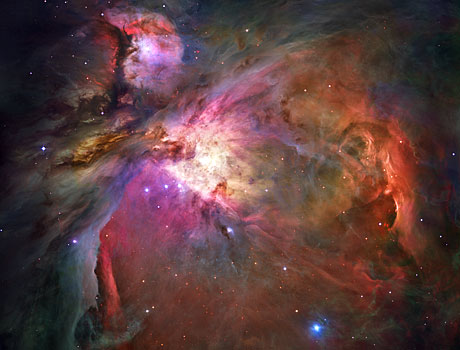 Image showing the most detailed view ever recorded of the famous Orion Nebula captured by the Hubble Space Telescope