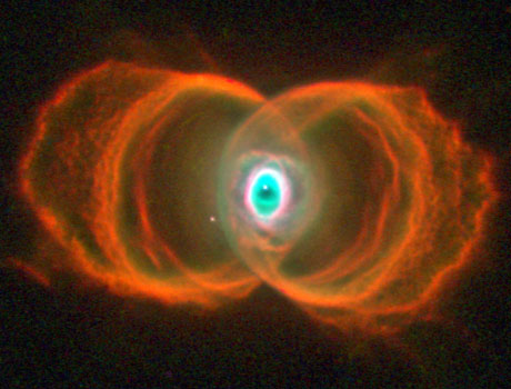 Hubble Space Telescope image of Planetary Nebula MyCn18