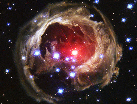 Hubble Space Telescope image of Star V838 Monocerotis