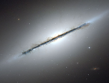 Hubble Space Telescope image of Disc Galaxy NGC 5866