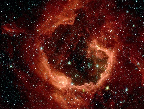 Spitzer Space Telescope image of nebula RCW 79