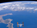 ISS Over the Mediterranean
