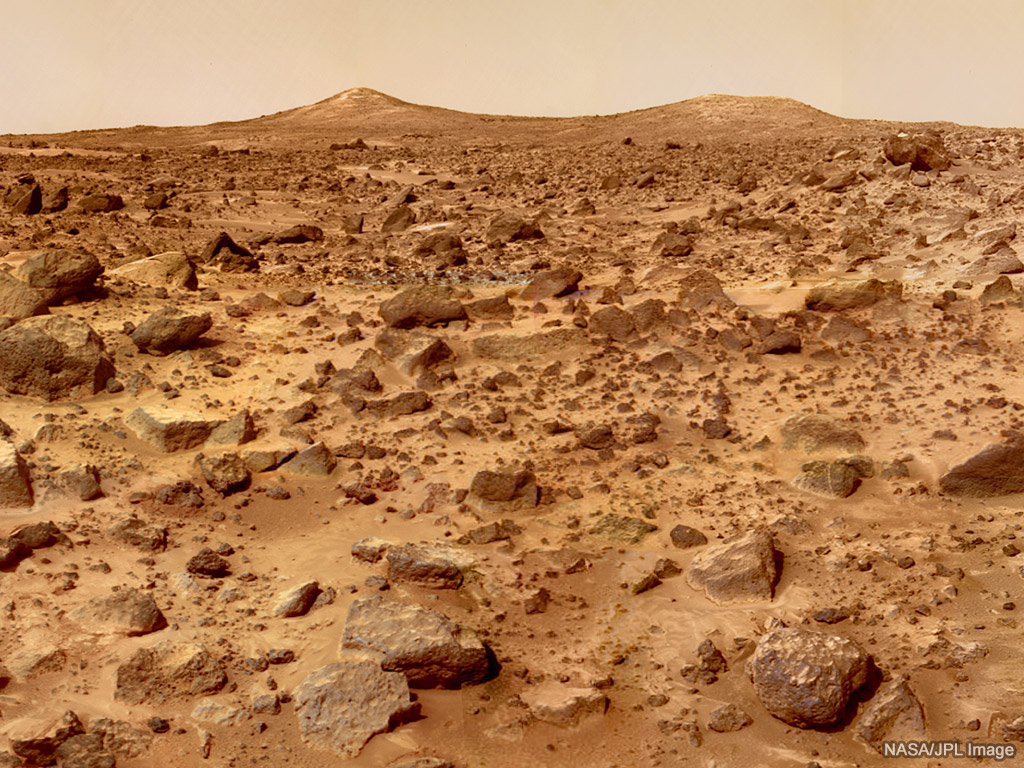 Surface of Mars wallpaper