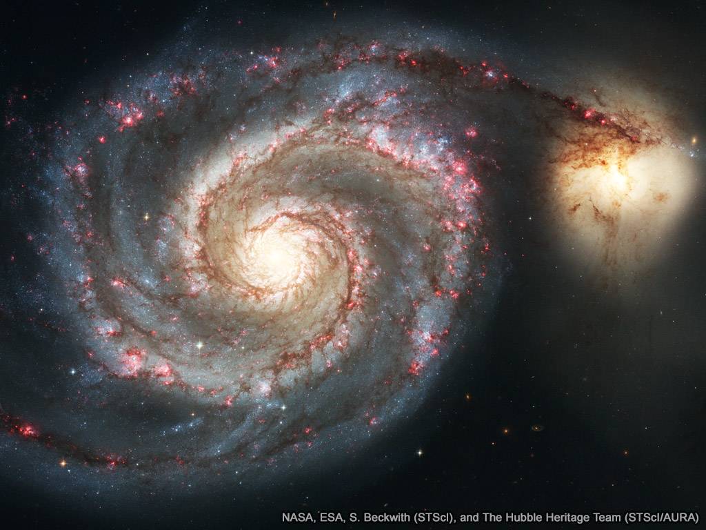 Whirlpool Galaxy wallpaper